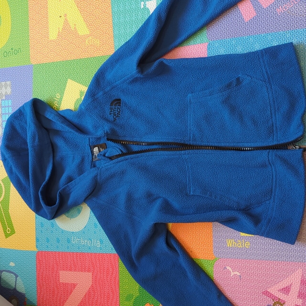 The North Face 4T Blue Fleece Hoodie